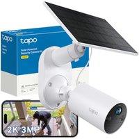 Tapo TC82 KIT 2K 3MP Battery Solar Security Camera Outdoor, Maintenance-free, Colour Night Vision, Outdoor Camera No Monthly Fee, Smart Person Detecti