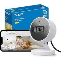 Tapo C125 Indoor Camera with Physical Privacy Shutter, 2K QHD Security Camera, No Monthly Fee, AI Detection, Pet & Baby Camera, CCTV, 2-Way Talk, 140