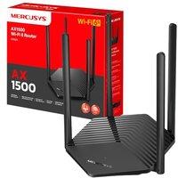 MERCUSYS MR60X Dual Band Router WiFi 6 AX1500Mbps, Gigabit Ethernet Ports, TP-Link WiFi Router, Overall Security Protection, Easy Setup, Internet Boos