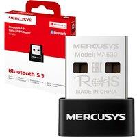 MERCUSYS MA530 Bluetooth 5.4 Adapter for PC, USB Bluetooth Dongle Nano Receiver, BLE Technology, Long Range, Plug & Play, Support Windows 11-10-8.1-8-
