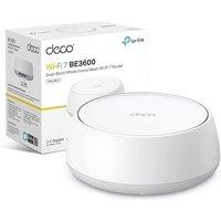 TP-Link Deco BE25 BE3600Mbps Whole Home Mesh WiFi 7 System, 688 Mbps at 2.4 GHz + 2882 Mbps at 5 GHz, 2  2.5 Gigabit Ports, AI Mesh WiFi Booster, ML