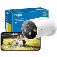 Tapo TC85 2K QHD Battery Security Camera Outdoor Wireless, 300-Day Battery Life, 150 Super-wide FOV, Colour Night Vision, Outdoor Camera No Monthly