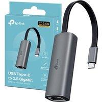 TP-Link UE302C USB C to Ethernet Adapter, 2.5 Gigabit Ethernet to USB C 3.0 Adapter, Multi-Gigabit Connection, Universal Compatibility, Scratch Resist