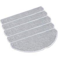 Tapo RVA301, Vacuum Washable Mop Cloth, Robot Vacuum Washable Mop Cloth (5 Pcs), Compatible RV30 Max Plus, RV30 Max, RV20 Max Plus, RV20 Max, Grey