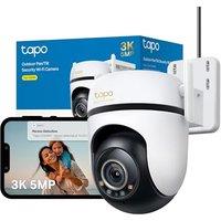 Tapo C530WS Pan/Tilt Outdoor Security Camera, 3K 5MP WiFi Outdoor Camera, 360 Vision Motion Tracking, No Monthly Fee, AI Detection, Starlight Colour