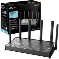 TP-Link Archer BE400, BE6500 Dual-Band WiFi 7 Router, 6.5Gbps Lightning-Fast Speeds, 2.5Gbps Wired Connection, Easy Mesh Compatible WiFi Router, 8K St