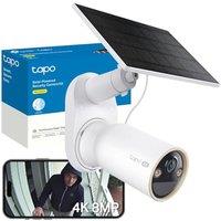 Tapo C460 KIT 4K 8MP Battery Solar Security Camera Outdoor Wireless, CCTV, Ultra HD, No Monthly Fee, AI Detection, Two-way Talk, IP66, Starlight Colou