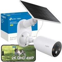 Tapo TC85 KIT 2K QHD Security Camera Outdoor Wireless with Solar Panel, 300-Day Battery Life, 150 Super-wide FOV, Colour Night Vision, No Monthly Fe