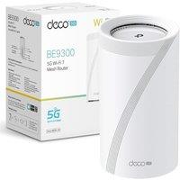 TP-Link Deco BE65 5G(1-pack) Whole Home Mesh Wi-Fi 7 System, BE9300 Tri-Band WiFi Booster, AI-Driven WiFi Router, Connect Over 200 Devices, 2.5G Conne