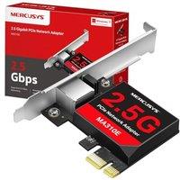 MERCUSYS MA310E 2.5 Gbps PCle Network Adapter, NAS Connection Network Card, Remote Control LAN, Energy-Efficient Ethernet, Low-Profile Bracket, Flexib