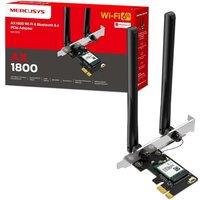 MERCUSYS MA70XE AX1800Mbps Dual-Band Wi-Fi 6 WiFi Card, Network PCIe WiFi Adapter, Bluetooth 5.4, Wide Coverage, Lower Latency, MU-MIMO, WPA3 Enhanced
