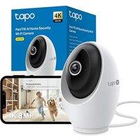 Tapo C260 4K 8MP WiFi Home Security Camera, 18x Digital Zoom, Face Recognition, Smart AI Detection, Indoor CCTV Camera, Night Vision, Wide Range Movem