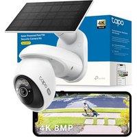Tapo C660 KIT 4K 8MP Solar-Powered Pan/Tilt Security Camera, Starlight Color Night Vision, 360 AI Tracking Outdoor Camera, Solar Charging, Two-Way A