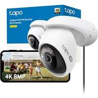 Tapo C560WS 4K 8MP Security Camera Outdoor, Outdoor Camera, Local Facial Recognise, Starlight Colour Night, CCTV Camera, IP66, 360AI Detection, WiFi