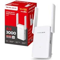 Mercusys ME80X AX3000 WiFi 6 Internet Booster with 2 Adjustable High-Gain Antennas, WiFi Exender Booster, TP link Wifi Extender,Gigabit Wired Connecti