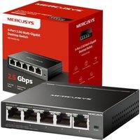 MERCUSYS MS105GS-M2 2.5GB Switch with Super fast Connections, 5 Ports Ethernet Splitter,Network Switch,TP-Link Ethernet Switch,Silent Operation,Ideal