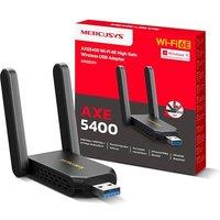MERCUSYS MA86XH AXE5400Mbps Wi-Fi 6E High-Gain USB WiFi Adapter for PC, USB 3.0 WiFi Dongle with Speeds up to 2402 Mbps on 6 & 5GHz, Windows 10 & 11 C