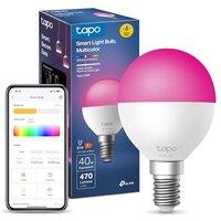 Tapo L430P, E14 Smart Bulb,Alexa Light Bulbs with Millions Colours,470 Lumens,Dimmable,Auto Biorhythm,Music Sync,Voice/APP Control,Schedule & Timer, G