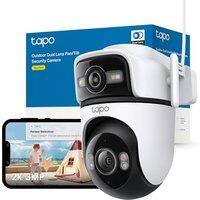 Tapo C545D 2K 3MP Dual Lens Outdoor Camera,Security Camera with Smart Tracking,Smart AI Outdoor Camera,CCTV,Night Vision,IP66,2 Way Audio,No Hub,Alexa