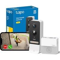 Tapo TD23 2K 5MP Battery Video Doorbell, No Monthly fee,160Doorbell Camera Wireless,2 Way Audio,Long Battery Life,Ring Chime Included,Colour Night,F