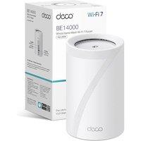 TP-Link Deco BE68 BE14000 Tri-Band 7 Router,AI Roaming Router,Mesh System with MLO,Gigabit Ports,Extender Booster,VPN Encryption WiFi Booster,APP Cont