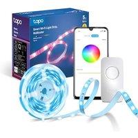 Tapo TL61-5 Dimmable Multicolour LED Strip Light for Bedroom,2100 mcd 5M LED Lights, Cuttable,Voice Control,No Hub Required Bedroom Accessories,App Co