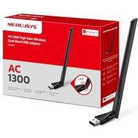 NEW MERCUSYS MA30H AC1300Mbps WiFi 5 Dongle for PC, High-Gain Dual-Band USB WiFi Adapter, Plug and Play, MU-MIMO Low Latency, WPA3 Security, Compatibl