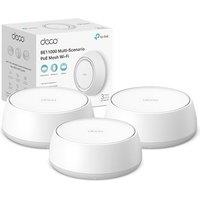 NEW TP-Link Deco BE65-PoE BE9300Mbps WiFi 7 Mesh System with PoE, 5Gbps PoE Port, Up to 7600 ft2 Coverage, 200+ Devices Connection, Pole/Wall Mount or