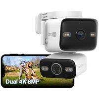 Tapo C575D 4K Dual Lens Outdoor Security Camera, Pan Tilt CCTV Camera Outdoor with 170 Wide Angle, 18Zoom, Smart Tracking, Colour Night Vision, AI
