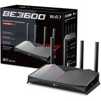 TP-Link Archer GE230 3600Mbps Dual Band WiFi 7 Router, 22.5Gbps Ports, 4K-QAM, Turbo Game Acceleration and Gaming Port for Ultimate Speed Experience