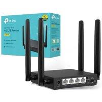 TP-Link TL-MR108 4G LTE WiFi Router, 300Mbps Unlocked 4G Router with SIM Card Slot, Plug & Play, 4 Antennas, Connect up to 32 Devices, Better Signal &