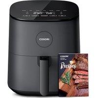 COSORI Air Fryer 4.7L, 9-in-1 Compact Air Fryers Oven, 130+ Recipes(Cookbook & Online), Max 230 Setting, Digital Tempered Glass Display, Quiet, 4 P