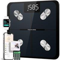 Etekcity Scales for Body Weight, 0.05 lb Bathroom Digital Weighing Scales for BMI, Fat, Muscle Mass, Smart Body Composition Monitor with App& Bluetoot