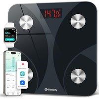 Etekcity Scales for Body Weight, High Precision 0.1lb Bathroom Digital Weighing Scale with Phone App & Bluetooth, Smart Body Composition Monitor for B