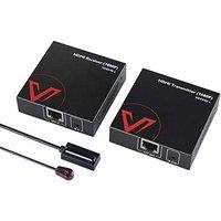 AV Access HDMI Extender,Balun HDMI Over Single Cat5e/6a/7 Up to164ft (50m), FullHD 1080p@60Hz with IR,Uncompressed Transmission Over EthernetSupports