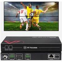 AV Access 120M/395ft FHD 1080P@60Hz HDMI Extender over IP Encoder, One to One/One to Many/Many to Many over Network, App Visual Control + RS232 Contro