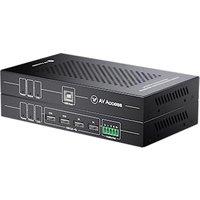 AV Access HDMI USB KVM Extender, 50m/164ft 4K 60Hz Over Cat5e/6/6a/7, Support 2K@144Hz, 1080P@240Hz, 4 Ports USB2.0, HDCP2.2, No USB&Video Signal Loss