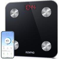 RENPHO Weighing Scales for Body Weight, Smart Bathroom Scales with App, Bluetooth Body Fat Scales for Body Fat, BMI, Muscle Mass Track, Weight Loss, B