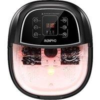 RENPHO Foot Spa and Massager with Heater, Gifts for Women, Foot Spa with Auto Roller, with 3 Modes Massage, Adjustable Timer and Temperature, Black +