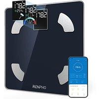 RENPHO Scale for Body Weight and BMI, Large VA Screen Body Fat Scale, Accurate Weighing Scale Digital Bathroom Bluetooth Scale, 13 Body Composition An