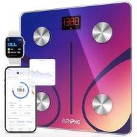RENPHO Body Fat Scale Bluetooth, Digital Scales for Body Weight Bathroom Weighing Scale Smart BMI Scales, Body Composition Monitors with Smartphone Ap