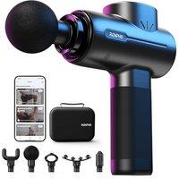 RENPHO Massage Gun Deep Tissue with Smart App and Bluetooth,Muscle Massage Gun with 5 Speeds 5 Massager Heads,10mm Amplitude Percussion Massager with