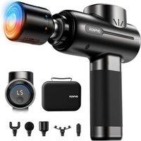 RENPHO Massage Gun with Heat and Cold, Percussion Muscle Deep Tissue Massage Gun Portable with APP, Electric Handheld Massager Gun, Muscle Massager Gu