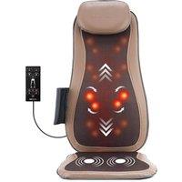 Back Massager with Heat, Massage Chair with 3D Deep Kneading, Full Body Massage Mat with 3 Intensity Adjustable, Massagers for Back and Neck with Time