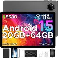 DOOGEE TAB A9+ 2025 Newest 11 Inch Android 15 Tablet, 8580mAh Tablet With Keyboard, T7200 Octa Core Android Tablets, 20GB + 64GB/2TB Tablets With Pen,