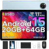 DOOGEE TAB A9+ 2025 Newest 11 Inch Android 15 Tablet, 8580mAh Tablet With Keyboard, T7200 Octa Core Android Tablets, 20GB + 64GB/2TB Tablets With Pen,