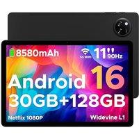 DOOGEE Tab A9 Pro+ Android 16 Tablet 11 inch, 30GB RAM+128GB ROM/2TB, Octa Core Tablets with 90Hz HD Display, 8580mAh Android Tablets, 5G WiFi, Widevi