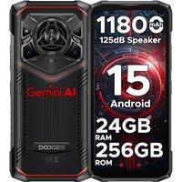DOOGEE Blade 20 Pro Rugged Smartphone Android 15,125dB 3.5W loudspeaker Mobile Phones,11800mAh+6.6 HD Display Rugged Phone, 24GB+256GB/2TB,50MP+20M