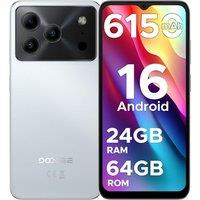 DOOGEE Note 56 Mobile Phones, Newest Android 16 Smartphone, 6150mAh, 8.45mm Ultra-Slim, 6.56" HD+ 90Hz, 24GB + 64GB/2TB Android Phones, 4G Dual SIM Un