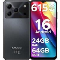 DOOGEE Note 56 Mobile Phones, Newest Android 16 Smartphone, 6150mAh, 8.45mm Ultra-Slim, 6.56" HD+ 90Hz, 24GB + 64GB/2TB Android Phones,4G Dual SIM Unl